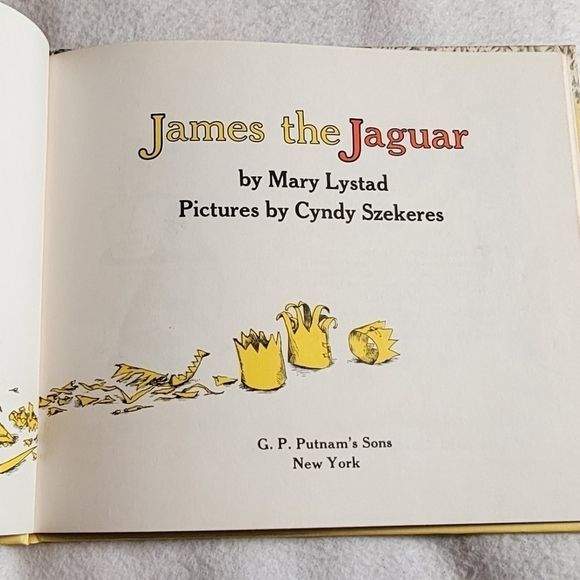 Vintage "James The Jaquar" by Mary Lystad. Pics by Cyndy Szekers. 1972 Putnam - Picture 5 of 7